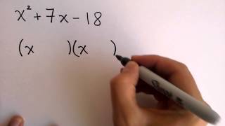 Factoring Quadratic Expressions Pt 1 [upl. by Yznil]