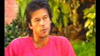 NAZIA HASSAN INTERVIEWING IMRAN KHAN [upl. by Tterrej572]