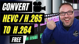 🎥 How to Convert HEVC H265 to H264  Free  HandBrake [upl. by Ventura]