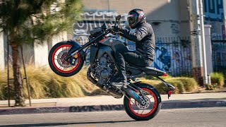 2021 Yamaha MT09 Review  MC Commute [upl. by Dwinnell97]