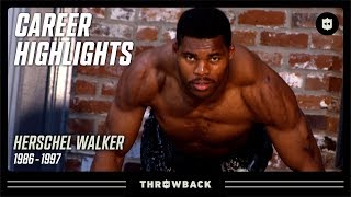 Herschel Walkers quotPHYSICAL FREAKquot Career Highlights  NFL Legends [upl. by Ericha199]