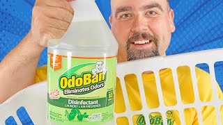 OdoBan Laundry How to Use OdoBan in Washer Best Fabric Softener Alternative [upl. by Belshin]