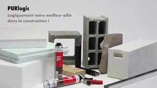 Colle mousse polyuréthane PURlogic  Würth [upl. by Aseram]