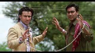 Saif Ali Khan amp Ajay Devgns Great Escape  Kachche Dhaage Movie Scene [upl. by Ivatts603]