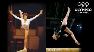 Balance Beam Through The Years  Olympic Memories [upl. by Attlee]