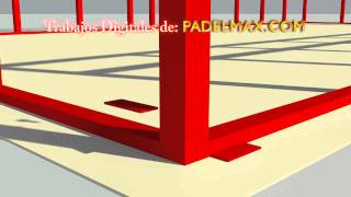 Construccion Pista Padel PADELMAXCOM [upl. by Nancie]