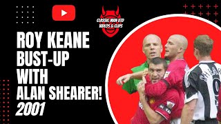 Roy Keane  Sending OffBust Up with Alan Shearer 2001 [upl. by Savage]