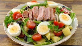 Nicoise Salad Recipe  How to Make Nicosie Salad [upl. by Nuawad]