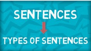 What is Sentence  Type of Sentences  Four Types [upl. by Macnamara]