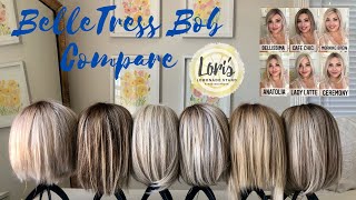 WIG REVIEW 6 BelleTress Bob Style Wig Compare [upl. by Cicily892]