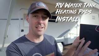 Protect The RV Water Tank From Freezing RV Holding Tank Heating pad [upl. by Gereron237]