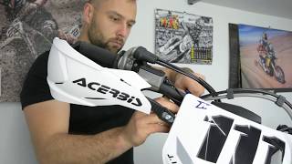 ACERBIS XFACTORY handguards installation guide step by step [upl. by Jdavie579]