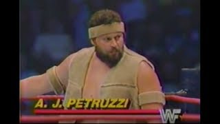 Wrestling “Jobber” AJ Petruzzi 1985 [upl. by Ahsieker694]