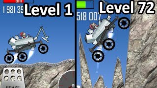 Hill Сlimb Racing  Moonlander on Mountain  2K GamePlay [upl. by Kalvin]