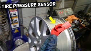 HOW TO REPLACE TPMS SENSOR TIRE PRESSURE MONITOR SENSOR REPLACEMENT [upl. by Assirac746]