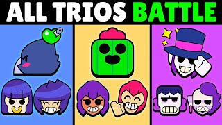 All Trios BATTLE in Brawl Stars [upl. by Kaplan112]