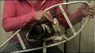 Install bindings on usgi magnesium snowshoes [upl. by Adihsaar908]