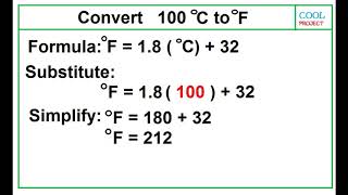 How to Convert Celsius to Fahrenheit [upl. by Sidell552]