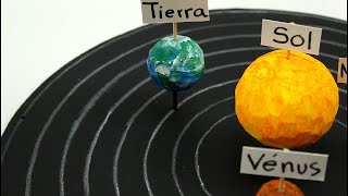 Cómo hacer el sistema solar muy fácil  how to make the solar system [upl. by Bisset]