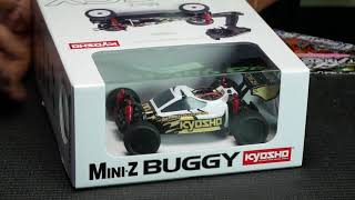 KYOSHO MINIZ BUGGY INFERNO MP9 Readyset UNBOXING [upl. by Calendra565]