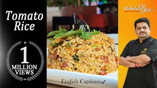 Venkatesh bhat makes Tomato rice  thakkali sadam recipe in tamil  how to make tomato rice [upl. by Urbanus]