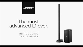 Introducing the Bose L1 Pro32 Portable Line Array System [upl. by Marasco]