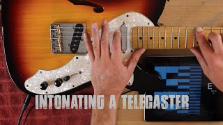 Guitar Intonation Mod Fender Telecaster [upl. by Lothair795]