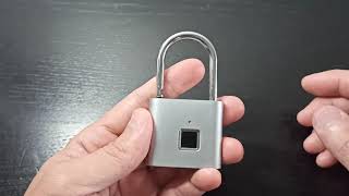 Smart Fingerprint Padlock [upl. by Rimas]