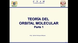 Orbital Molecular Teoría 1 [upl. by Attalanta]