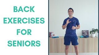 Essential Lower Back Exercises for Seniors [upl. by Sueahccaz]