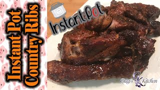 Instant Pot Country Ribs  Gregs Kitchen [upl. by Joappa]