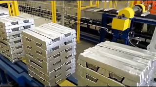 Aluminum ingot production process [upl. by Chemar]