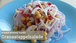 Granaatappelsalade met kikkererwten [upl. by Ahrat]