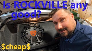 Rockville powered subwoofer review and install [upl. by Emmalee]