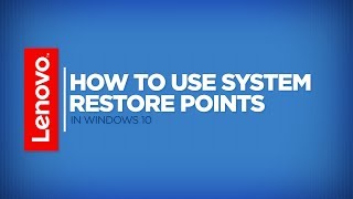 How To  Use System Restore Points in Windows 10 [upl. by Mirth]