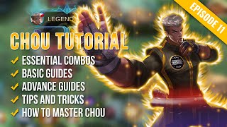 CHOU Tutorial amp Guide 2021 English Skills Combo Tips amp Tricks  Mobile Legends  ML [upl. by Panta]