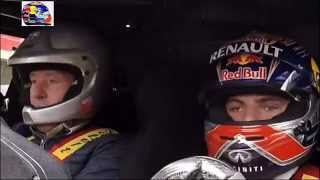 Max Verstappen takes father Jos for a spin at Spa after Monaco [upl. by Ainevul]