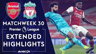 Arsenal v Liverpool  PREMIER LEAGUE HIGHLIGHTS  432021  NBC Sports [upl. by Ytsanyd]