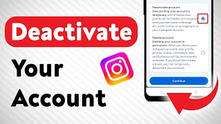 How to Deactivate Your Instagram Account Updated [upl. by Norrad206]