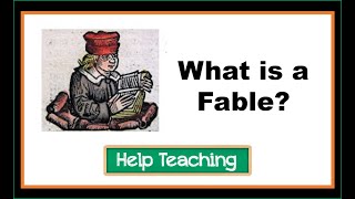 What is a Fable  Reading Lesson for Kids [upl. by Tinor]