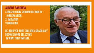 SOCIAL LEARNING THEORY BY ALBERT BANDURA [upl. by Ahsinrats]