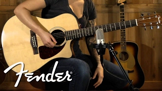 Fender Acoustic CD140SCE Demo  Fender [upl. by Nial]