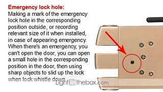 WAFU Keyless Remote Door Lock WF008 Unbox Install amp Operate [upl. by Yrrat]