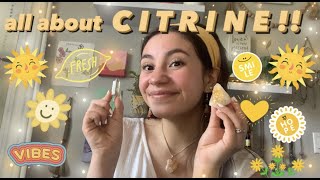 all about CITRINE   properties amp benefits [upl. by Paton]