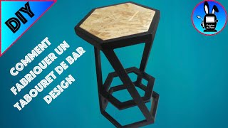 DIY  Comment fabriquer un tabouret de bar design et original [upl. by Breech]