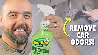 How to Get Smoke Smell Out of Car with OdoBan Remove Smoke Smell from Car [upl. by Ahsikal]