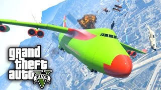 CRAZY ANGRY PLANES MOD CHALLENGE  GTA 5 PC Mods and Challenges [upl. by Sitruc]