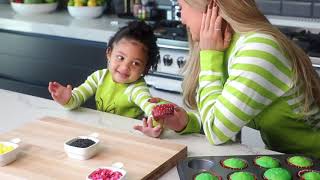 Kylie Jenner Grinch Cupcakes with Stormi [upl. by Pearson]