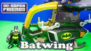 DC Heroes Batman Batwing Imaginext Video Toy Review [upl. by Toll]