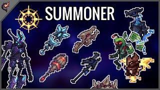 All Summoner Weapons  Terraria Calamity Mod [upl. by Drawdesemaj]